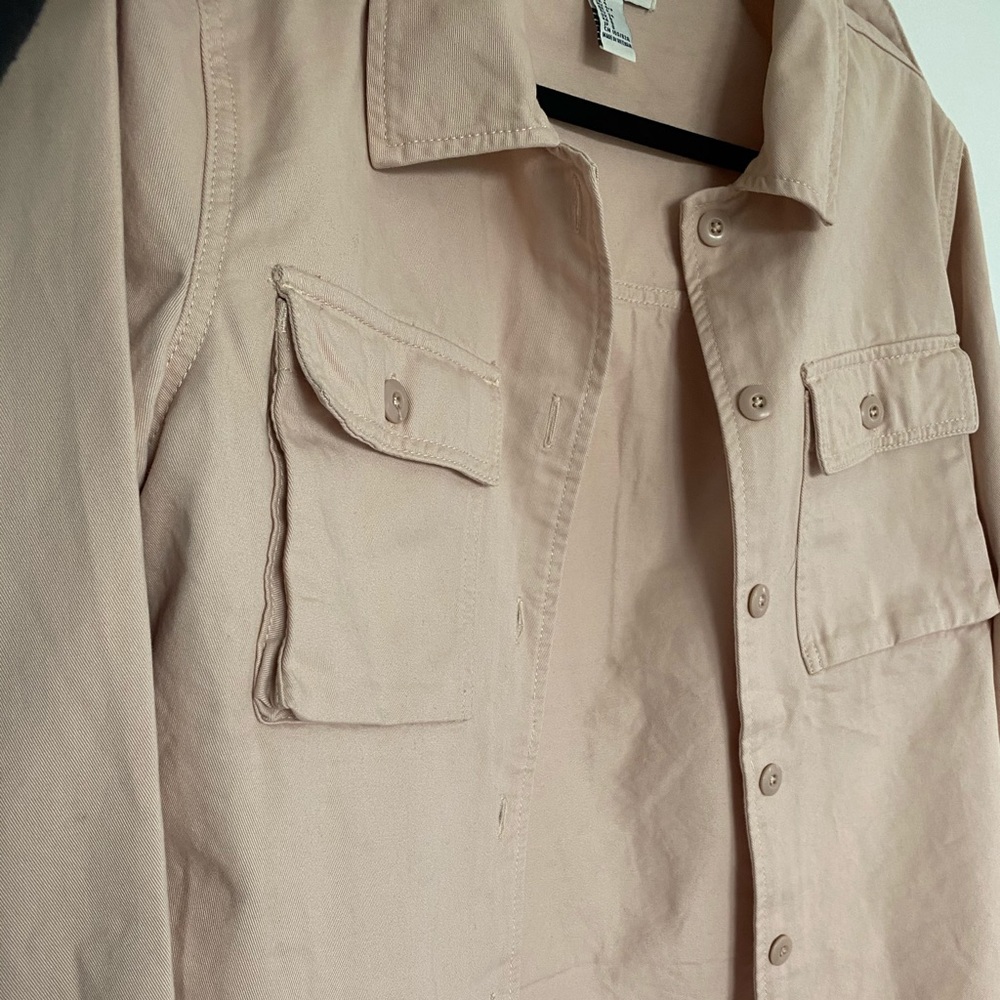 Pink Shirt Jacket - Picture 2 of 3